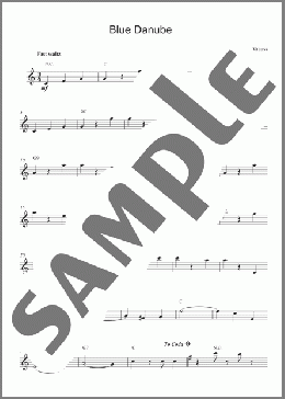 Blue Danube Waltz(Johann Strauss Jr.) 楽譜 その他 ダウンロード