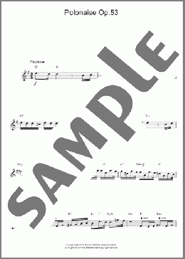 Polonaise Op53(Frederic Chopin) 楽譜 その他 ダウンロード