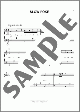 Slow Poke(Pee Wee King) 楽譜 その他 ダウンロード