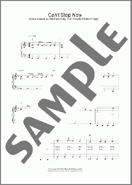 Can't Stop Now(Keane) 楽譜 ピアノ（ソロ） ダウンロード