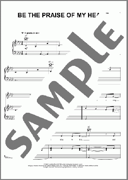 Be The Praise Of My Heart(Phillips, Craig & Dean) 楽譜 ピアノ & ボーカル & ギター ダウンロード