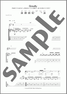 Gravity(Embrace) 楽譜 ギター（ソロ） ダウンロード