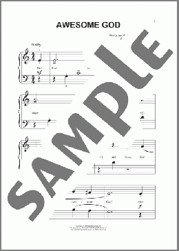 Awesome God (arr. Phillip Keveren)(Rich Mullins) 楽譜 その他 ダウンロード