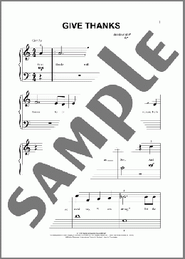 Give Thanks (arr. Phillip Keveren)(Henry Smith) 楽譜 その他 ダウンロード