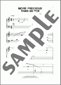 More Precious Than Silver (arr. Phillip Keveren)(Lynn DeShazo) 楽譜 その他 ダウンロード