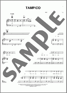 Tampico(Stan Kenton/June Christy) 楽譜 ピアノ & ボーカル & ギター ダウンロード
