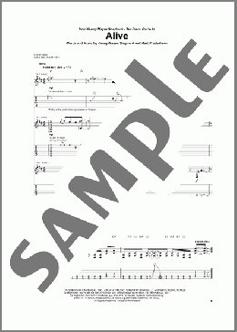 Alive(Kenny Wayne Shepherd) 楽譜 ギター（ソロ） ダウンロード