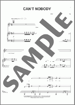 Can't Nobody(Smokie Norful) 楽譜 ピアノ & ボーカル & ギター ダウンロード
