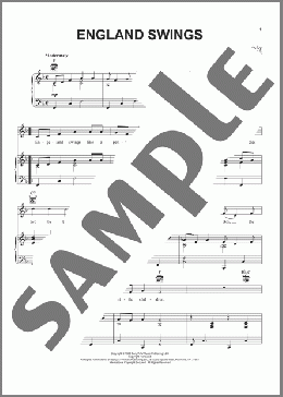 England Swings(Roger Miller) 楽譜 ピアノ & ボーカル & ギター ダウンロード
