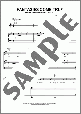 Fantasies Come True (from Avenue Q)(Avenue Q) 楽譜 ピアノ & ボーカル ダウンロード
