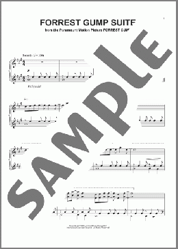 Forrest Gump Suite(Alan Silvestri/Forrest Gump (Movie)) 楽譜 ピアノ（ソロ） ダウンロード
