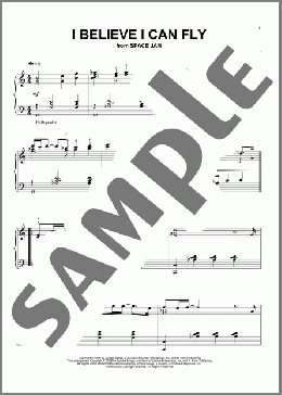 I Believe I Can Fly(R Kelly) 楽譜 ピアノ（ソロ） ダウンロード