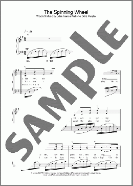 The Spinning Wheel Song(John Francis Waller) 楽譜 ピアノ（ソロ） ダウンロード