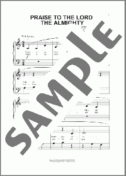 Praise To The Lord, The Almighty (arr. Phillip Keveren)(Joachim Neander) 楽譜 その他 ダウンロード