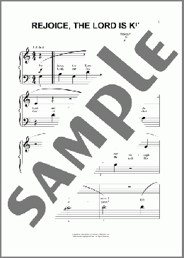 Rejoice, The Lord Is King (arr. Phillip Keveren)(Charles Wesley) 楽譜 その他 ダウンロード