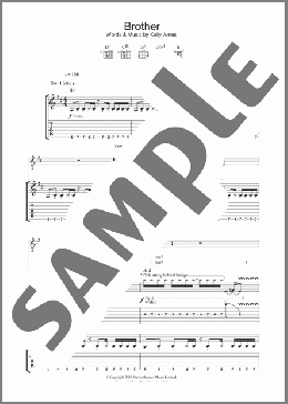 Brother(Stereophonics) 楽譜 ギター（ソロ） ダウンロード