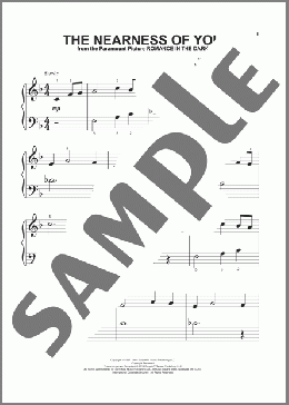 The Nearness Of You(Hoagy Carmichael) 楽譜 その他 ダウンロード