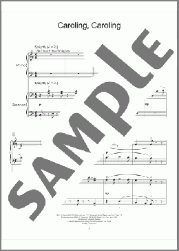 Caroling, Caroling(Nat King Cole/Hal Leonard Student Piano Library) 楽譜 ピアノ（連弾） ダウンロード