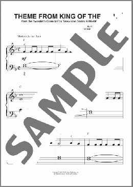 Theme From King Of The Hill(Roger Clyne/TV Theme Song) 楽譜 ピアノ（ソロ） ダウンロード