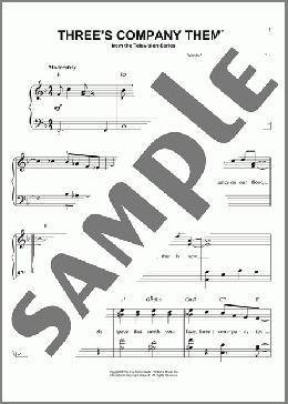 Three's Company Theme(Joe Raposo/TV Theme Song) 楽譜 ピアノ（ソロ） ダウンロード
