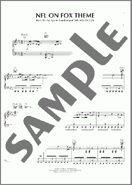 NFL On Fox Theme(Phil Garrod/TV Theme Song) 楽譜 ピアノ（ソロ） ダウンロード
