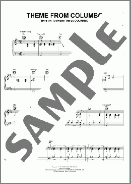 Theme From Columbo(TV Theme Song/Billy Goldenberg) 楽譜 ピアノ（ソロ） ダウンロード