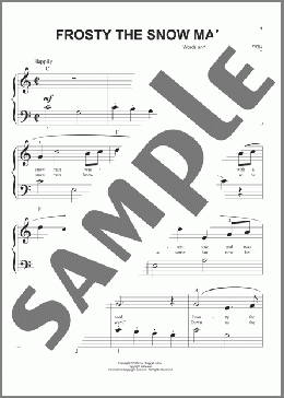 Frosty The Snow Man (arr. Phillip Keveren)(Gene Autry) 楽譜 ピアノ（ソロ） ダウンロード