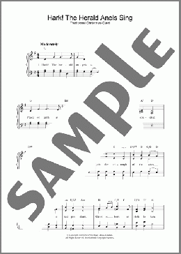 Hark! The Herald Angels Sing(Charles Wesley) 楽譜 ピアノ（ソロ） ダウンロード