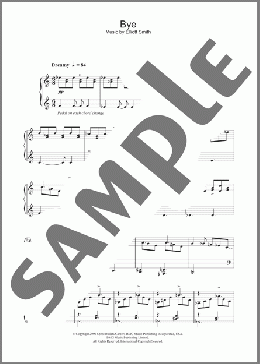 Bye(Elliot Smith) 楽譜 ピアノ（ソロ） ダウンロード