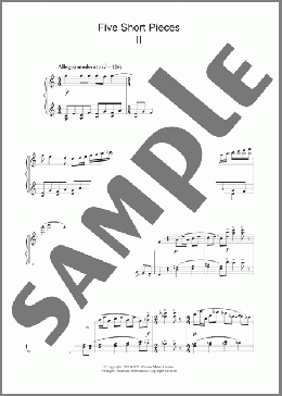 Five Short Pieces, No. 2, Op. 4(Lennox Berkeley) 楽譜 ピアノ（ソロ） ダウンロード