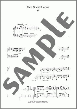 Five Short Pieces, No. 5, Op. 4(Lennox Berkeley) 楽譜 ピアノ（ソロ） ダウンロード