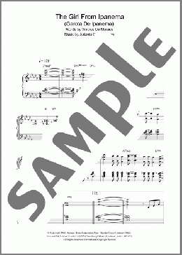 The Girl From Ipanema (Garota De Ipanema)(Antonio Carlos Jobim) 楽譜 ピアノ（ソロ） ダウンロード