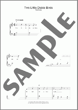 Two Little Dickie Birds(Traditional) 楽譜 その他 ダウンロード