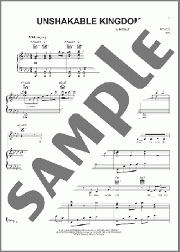 Unshakable Kingdom(Sandi Patty) 楽譜 ピアノ & ボーカル & ギター ダウンロード