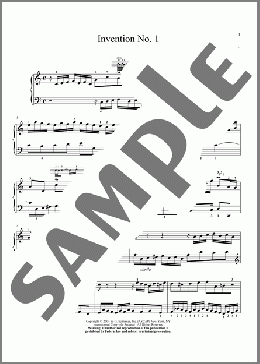 Two-Part Invention In C Major(Johann Sebastian Bach) 楽譜 ピアノ（ソロ） ダウンロード