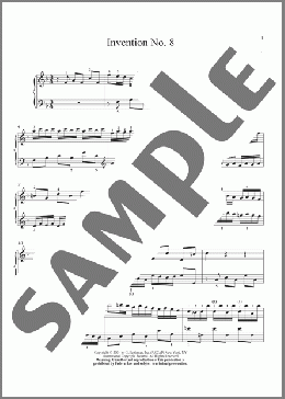 Two-Part Invention In F Major(Johann Sebastian Bach) 楽譜 ピアノ（ソロ） ダウンロード