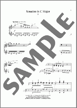 Sonatina in C Major, Op. 36, No. 3(Muzio Clementi) 楽譜 ピアノ（ソロ） ダウンロード