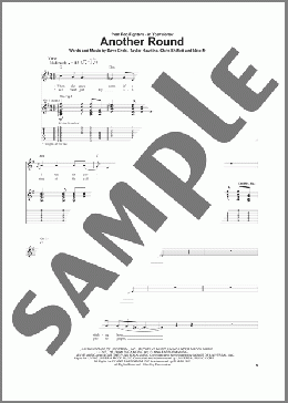 Another Round(Foo Fighters) 楽譜 ギター（ソロ） ダウンロード