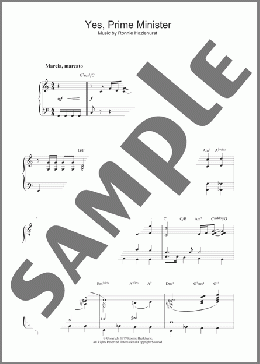 Yes Prime Minister(Ronnie Hazlehurst) 楽譜 ピアノ（ソロ） ダウンロード