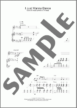 I Just Wanna Dance (from Jerry Springer The Opera)(Richard Thomas) 楽譜 ピアノ & ボーカル & ギター ダウンロード