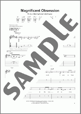 Magnificent Obsession(Steven Curtis Chapman) 楽譜 ギター（ソロ） ダウンロード