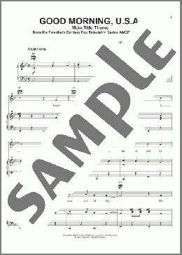 American Dad - Main Title Theme (Good Morning U.S.A.)(TV Theme Song/Michael Barker) 楽譜 ピアノ & ボーカル & ギター ダウンロード