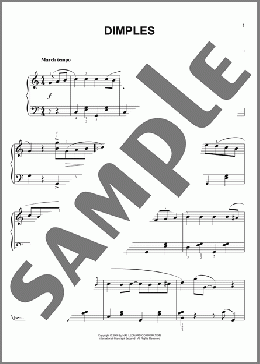 Dimples (arr. Phillip Keveren)(L.E. Colburn) 楽譜 ピアノ（ソロ） ダウンロード