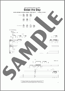 Seize The Day(Avenged Sevenfold) 楽譜 ギター（ソロ） ダウンロード