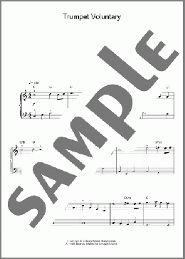 Trumpet Voluntary(Henry Purcell) 楽譜 ピアノ（ソロ） ダウンロード