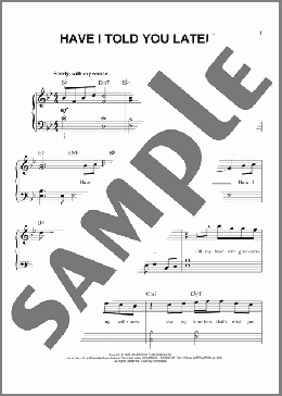 Have I Told You Lately(Emilio/Rod Stewart/Van Morrison) 楽譜 その他 ダウンロード