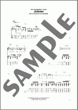 Jolene(Ray LaMontagne) 楽譜 ギター（ソロ） ダウンロード