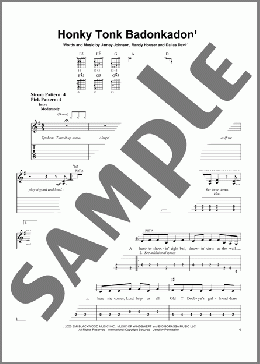 Honky Tonk Badonkadonk(Trace Adkins) 楽譜 ギター（ソロ） ダウンロード