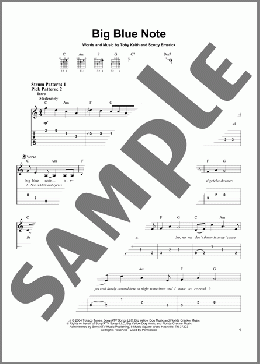 Big Blue Note(Toby Keith) 楽譜 ギター（ソロ） ダウンロード