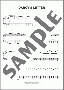 Darcy's Letter (from Pride And Prejudice)(Dario Marianelli/Pride & Prejudice (Movie)) 楽譜 ピアノ（ソロ） ダウンロード